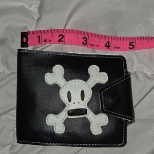 Rare Paul Frank 2004 Black Wallet with Skull Design